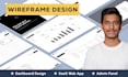 do wireframe design and prototype for your saas product