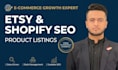 do expert etsy SEO listing and shop management