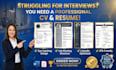 create impressive resume, CV and linkedin profile optimization
