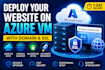 deploy your website on azure vm with domain and SSL