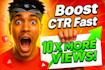 design attractive, clickbait, youtube thumbnails