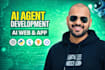 develop ai agents including vapi ai chatbots, ai mobile app, and ai websites