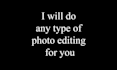 do professional photo editing, photo compositing, photo manipulation