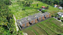 buildup gated community, urban plan development,  site plan , aerial view render