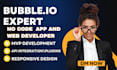bubble io website, bubble app, bubble mvp, bubble saas as bubble io developer