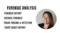 forensic accounting, assets tracing for divorce, litigation, fraud detection