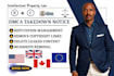 remove copyright infringement and send dmca takedown notice