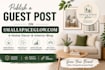 publish a guest post on home decor interior blog