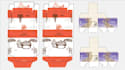 design label ,box ,3d mockup