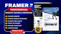 design framer website framer to figma framer landing page develop framer expert
