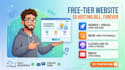 develop a free hosted full stack nuxt website