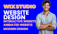 redesign wix website into modern wix studio responsive website with clean layout