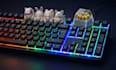 design artisan keycap and mechanical board with 3d rendering