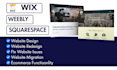 redesign wix website, squarespace website, weebly website, fix wix issue