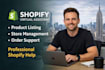 be your shopify virtual assistant for product listing and store management