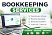 work on bookkeeping task