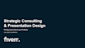 design a mbb style executive powerpoint presentation with your content and data