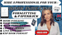 do book indexing layout, book typesetting, book formatting, proofreading