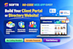 build a no code softr client portal directory or web app with airtable