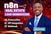 automate real estate lead gen using n8n