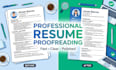 provide professional resume editing and proofreading