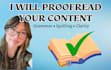 proofread and polish any content