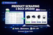 do product scraping and bulk product upload to your ecommerce store using python