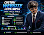 develop a custom website using react, next js and node js