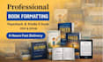 do book typesetting, ebook formatting, book layout for amazon KDP interior