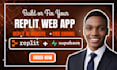 build your replit web app, fix replit bugs, saas mvp and vibe coding