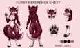 furry reference sheet  anthro oc furry ref sheet oc furry oc fursona ref sheet