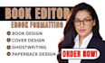 do kdp book editing, ebook formatting developmental book editor for amazon kdp