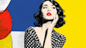 draw a retro pop art roy lichtenstein style