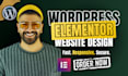 design, redesign or create wordpress website with elementor, wordpress developer
