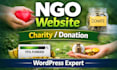 create a nonprofit or charity website with online donations in wordpress