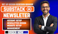 do substack newsletter design substack posts substack email template design