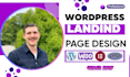 create high converting wordpress landing page design, sales page, squeeze page