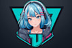 design cute vtuber logo for your vtuber twitch streamer