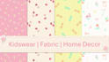 create cute seamless patterns for kids clothing and textiles