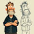 illustrate your cartoon character