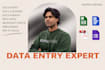 clean, format, merge, split excel data