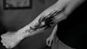 custom an abstract black tattoo design