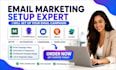 set up mailluster emailoctopus buttondown revue curate email campaign template