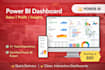 create professional power bi dashboard for your business