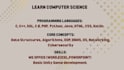 teach you high level programming languages