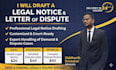 draft a professional legal notice or demand letter in 24 hours