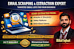 scrape targeted phone numbers and emails