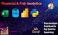 do finance data analysis and finance dashboard creation