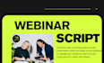 write the perfect high ticket webinar script with presentation slides and funnel