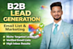 do b2b lead generation and build verified targeted email list